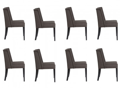 8x Chairs Chair Upholstery Design Lounge Club Seat Lehn Suite Armchair Vento new